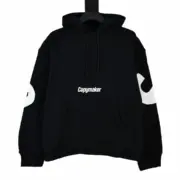 【預售】SUP FW25 Big Logo 拚色後背大logo 連帽衛衣帽T帽衫 黑/灰：圖片 6