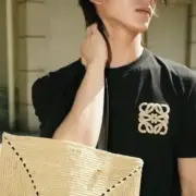 LOWE 24SS Anagram T-shirt 經典幾何logo毛巾刺繡印花 短袖T恤：圖片 6