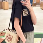 LOWE 24SS Anagram T-shirt 經典幾何logo毛巾刺繡印花 短袖T恤：圖片 7