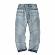 【現貨】【福利回饋】CELIN 22FW Wesley 小破壞水洗做舊 經典款 直筒牛仔褲 長褲 丹寧 水洗藍：圖片 5