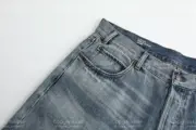 【現貨】【福利回饋】CELIN 22FW Wesley 小破壞水洗做舊 經典款 直筒牛仔褲 長褲 丹寧 水洗藍：圖片 8