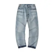 【現貨】【福利回饋】CELIN 22FW Wesley 小破壞水洗做舊 經典款 直筒牛仔褲 長褲 丹寧 水洗藍：圖片 2