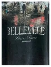 巴黎 BLC 24SS BELLEVILLE T-SHIRT 巴黎夜景 水洗破壞皺褶 短袖T恤：圖片 10