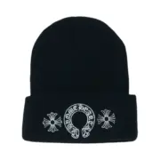 【現貨】【免運】Chrome Hearts 24FW 刺繡logo十字架馬蹄梵文 針織毛帽冷帽帽子：圖片 2