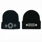 【現貨】【免運】Chrome Hearts 24FW 刺繡logo十字架馬蹄梵文 針織毛帽冷帽帽子