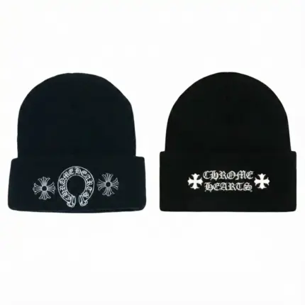 【現貨】【免運】Chrome Hearts 24FW 刺繡logo十字架馬蹄梵文 針織毛帽冷帽帽子