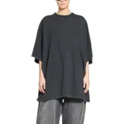 巴黎 BLC 22FW 字母logo刪除線 素色簡約 短袖T恤：圖片 6