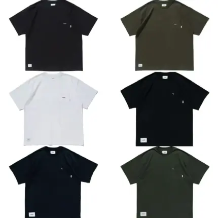 【預售】WTAPS 25SS SAC01/SS/Ctpl. 素色簡約刺繡 口袋短袖T恤