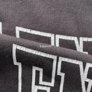 【現貨】巴黎 BLC 24FW 胸口大logo 開裂破壞印花 帽T連帽衛衣帽衫 黑色：圖片 9