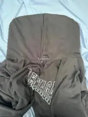 【現貨】巴黎 BLC 24FW 胸口大logo 開裂破壞印花 帽T連帽衛衣帽衫 黑色：圖片 13