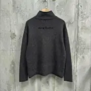 【預售】【2026新年福利】Acne Studios 25FW 羊毛混紡 後背字母logo 毛衣圓領衛衣大學T長袖：圖片 6