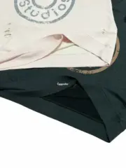 【預售】Acne Studios 24FW 水洗做舊破壞 大logo 圓領衛衣長袖T恤毛衣 黑色/白色：圖片 9