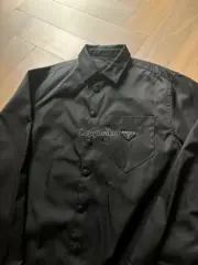 【原廠面料】PRA 23SS Re-Nylon 再生尼龍 三角標 長袖襯衫 風衣外套教練夾克：圖片 28