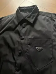 【原廠面料】PRA 23SS Re-Nylon 再生尼龍 三角標 長袖襯衫 風衣外套教練夾克：圖片 32