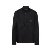 【原廠面料】PRA 23SS Re-Nylon 再生尼龍 三角標 長袖襯衫 風衣外套教練夾克：圖片 2