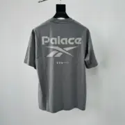 PALACE x REBOK 24SS 聯名 正面小ogo背後大印花 短袖T恤 灰色：圖片 4