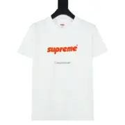 【現貨】Sup 24SS week9 PINLINE TEE 簡約字母Logo 短袖T恤 黑/白：圖片 6
