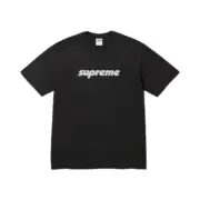 【現貨】Sup 24SS week9 PINLINE TEE 簡約字母Logo 短袖T恤 黑/白：圖片 2