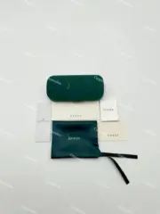 【現貨】【過驗】GUC 20SS GG0609OK 復古織帶琺瑯工藝系列 黑色半框 平光眼鏡光學眼鏡 無度數：圖片 5