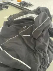 【預售】巴黎 BLC 25FW Tracksuit Loop 循環刺繡 單環 雙頭拉鍊衝鋒衣夾克外套風衣 寬鬆版型：圖片 13