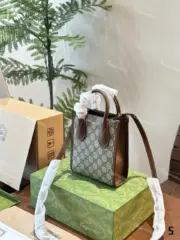 GUC Retro mini tote 經典老花 托特包相機包單肩包側背包斜背包琴譜包小包：圖片 9