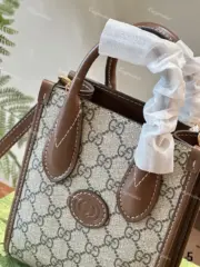 GUC Retro mini tote 經典老花 托特包相機包單肩包側背包斜背包琴譜包小包：圖片 13