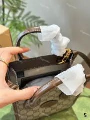 GUC Retro mini tote 經典老花 托特包相機包單肩包側背包斜背包琴譜包小包：圖片 15