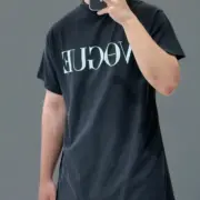 【現貨】巴黎 BLC x VOGUE 聯名 24SS 正面LOGO印花 背面燈塔 短袖T恤：圖片 6