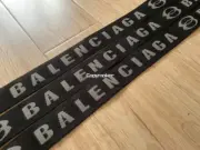 【618現貨】【福利回饋】巴黎 BLC 24FW 雙環字母Logo  帆布腰帶皮帶 105CM：圖片 5