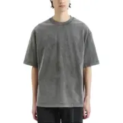【現貨】Acne Studios 24FW 水洗簡約素色 後背膠標logo 純棉短袖T恤：圖片 4