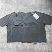 【現貨】Acne Studios 24FW 水洗簡約素色 後背膠標logo 純棉短袖T恤：圖片 5