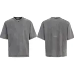 【現貨】Acne Studios 24FW 水洗簡約素色 後背膠標logo 純棉短袖T恤