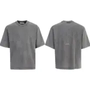 【現貨】Acne Studios 24FW 水洗簡約素色 後背膠標logo 純棉短袖T恤