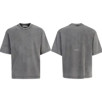 【現貨】Acne Studios 24FW 水洗簡約素色 後背膠標logo 純棉短袖T恤