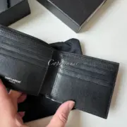 【預售】【福利回饋】SAINT LAURENT 聖羅蘭 YSL 經典字母logo 頭層牛皮 皮夾短夾錢包：圖片 4