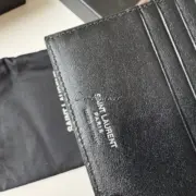 【預售】【福利回饋】SAINT LAURENT 聖羅蘭 YSL 經典字母logo 頭層牛皮 皮夾短夾錢包：圖片 5