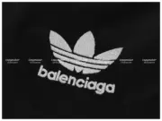 巴黎 BLC x AD 聯名 23SS 條紋復古 經典刺繡 運動短褲 休閒褲：圖片 4