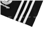 巴黎 BLC x AD 聯名 23SS 條紋復古 經典刺繡 運動短褲 休閒褲：圖片 6