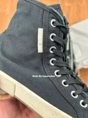 【現貨】『福利回饋』BLC Paris 破洞 做舊 高筒帆布鞋 休閒鞋 黑色：圖片 11