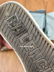 【現貨】『福利回饋』BLC Paris 破洞 做舊 高筒帆布鞋 休閒鞋 黑色：圖片 12