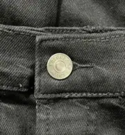 巴黎 BLC 21FW 素色全黑 做舊破壞磨破 牛仔褲休閒褲長褲：圖片 4