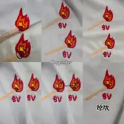 【預售】BV家 25SS 小火把刺繡  素色簡約 重磅 短袖T恤：圖片 7