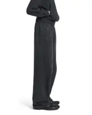 【預售】巴黎 BLC 25SS 紅色麥穗刺繡 Baggy 水洗棉褲休閒褲長褲 水洗黑灰：圖片 3