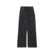 【預售】巴黎 BLC 25SS 紅色麥穗刺繡 Baggy 水洗棉褲休閒褲長褲 水洗黑灰