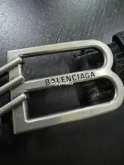 【現貨】【過驗】巴黎 BLC 22FW The Lost Tape 經典雙B字母logo 頭層牛皮 皮帶腰帶：圖片 7