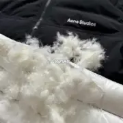 【預售】【2026新年福利】Acne Studios 25FW 素色簡約小logo 輕薄羽絨服羽絨外套夾克 白鴨絨：圖片 13