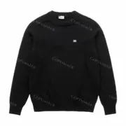 CELIN 22FW 素色小logo刺繡 圓領毛衣衛衣大學T長袖 針織：圖片 9