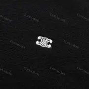 CELIN 22FW 素色小logo刺繡 圓領毛衣衛衣大學T長袖 針織：圖片 13