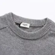 CELIN 22FW 素色小logo刺繡 圓領毛衣衛衣大學T長袖 針織：圖片 20
