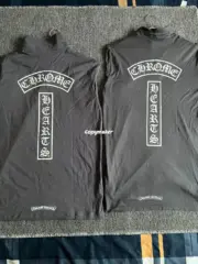 【現貨】【過驗】Chrome Hearts 25SS 馬蹄梵文 925純銀扣 Polo衫短袖T恤 CH克羅心 水洗灰：圖片 12
